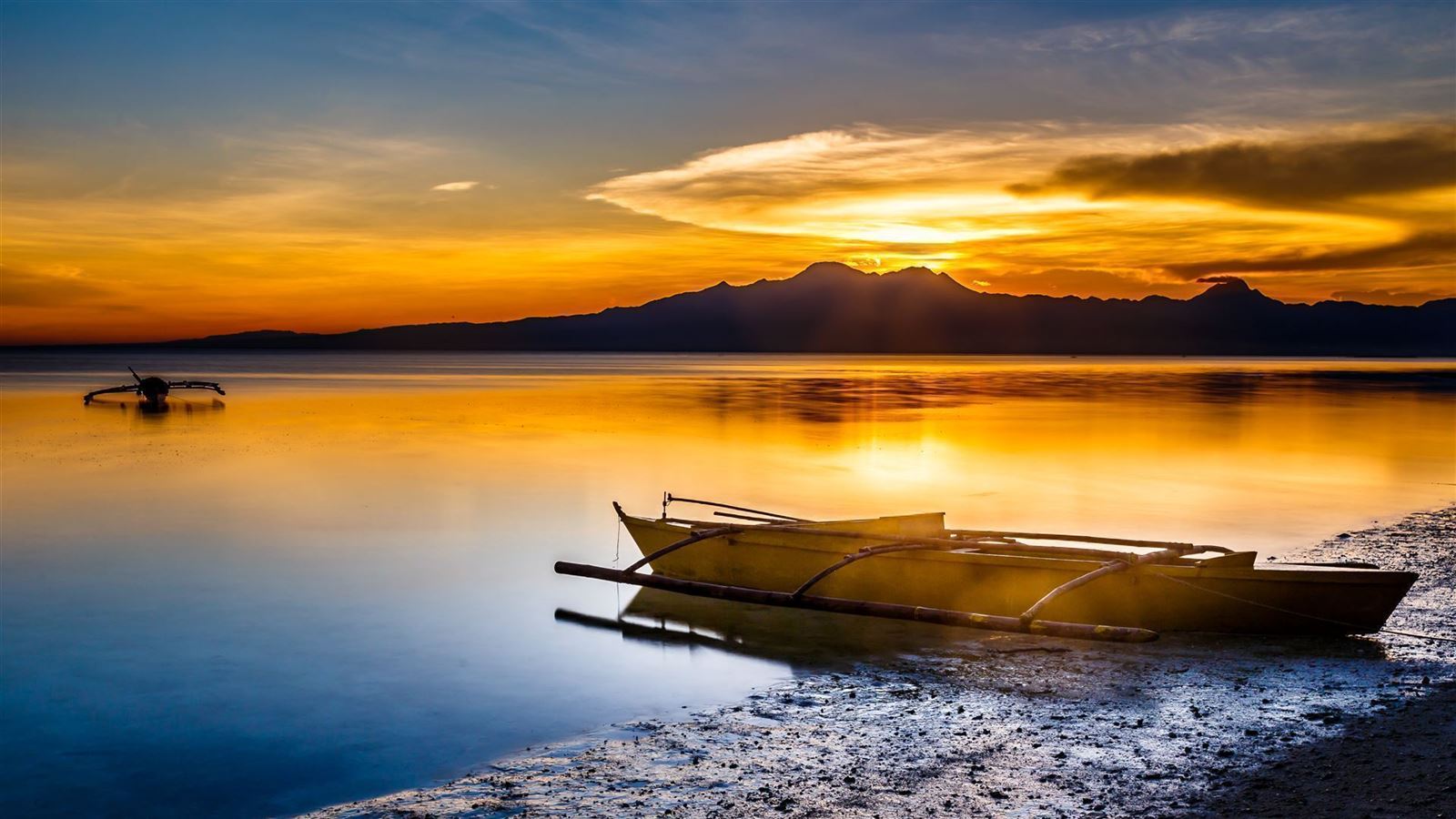 Insel Siquijor im Sonnenuntergang